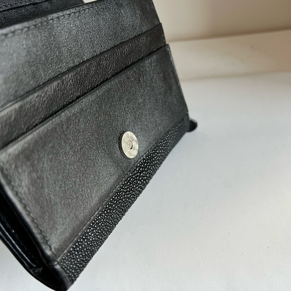 Mens/women’s authentic black white stingray wallet billfold bag new - Picture 7 of 11